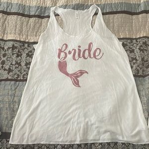 Perfect tank for the bride to be!